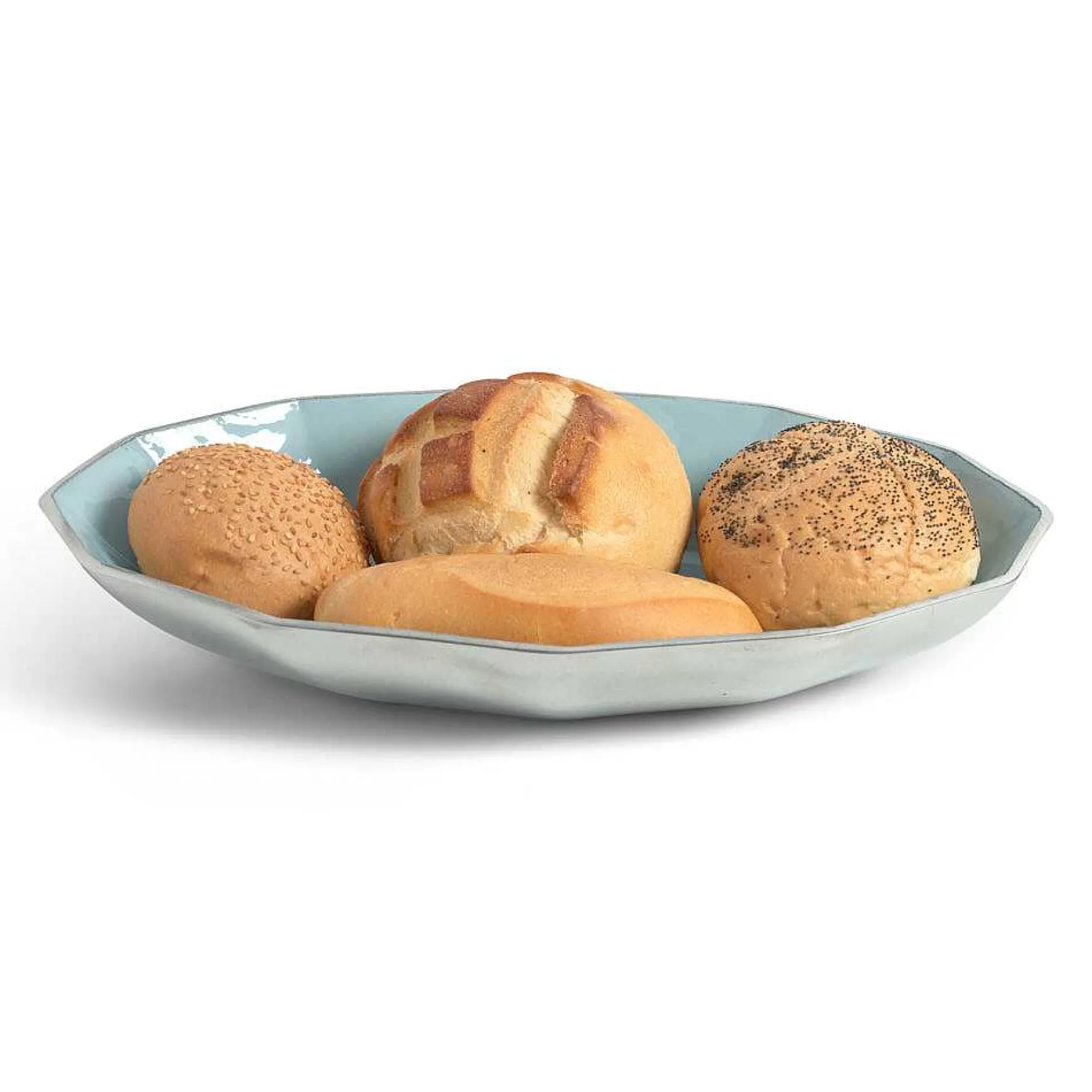 Julia Knight Astra 16" Oval Bowl Glacial Blue Fashion