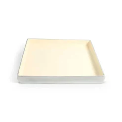 Julia Knight Astra 12.5" Square Tray Snow Flash Sale