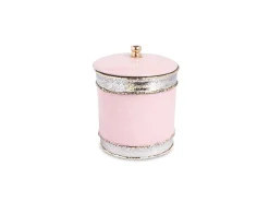 Julia Knight Cascade 5.5" Covered Canister Pink Lace Online
