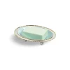 Julia Knight Cascade 6" Soap Dish Glacial Blue Hot