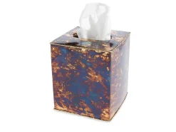 Julia Knight Cascade 5" Tissue Cover Rainbow Bronze Outlet