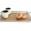 Julia Knight Classic 21" Beveled Tray W/Handles Toffee Online