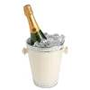 Julia Knight Classic 8" Ice Bucket/Wine Chiller Snow Discount