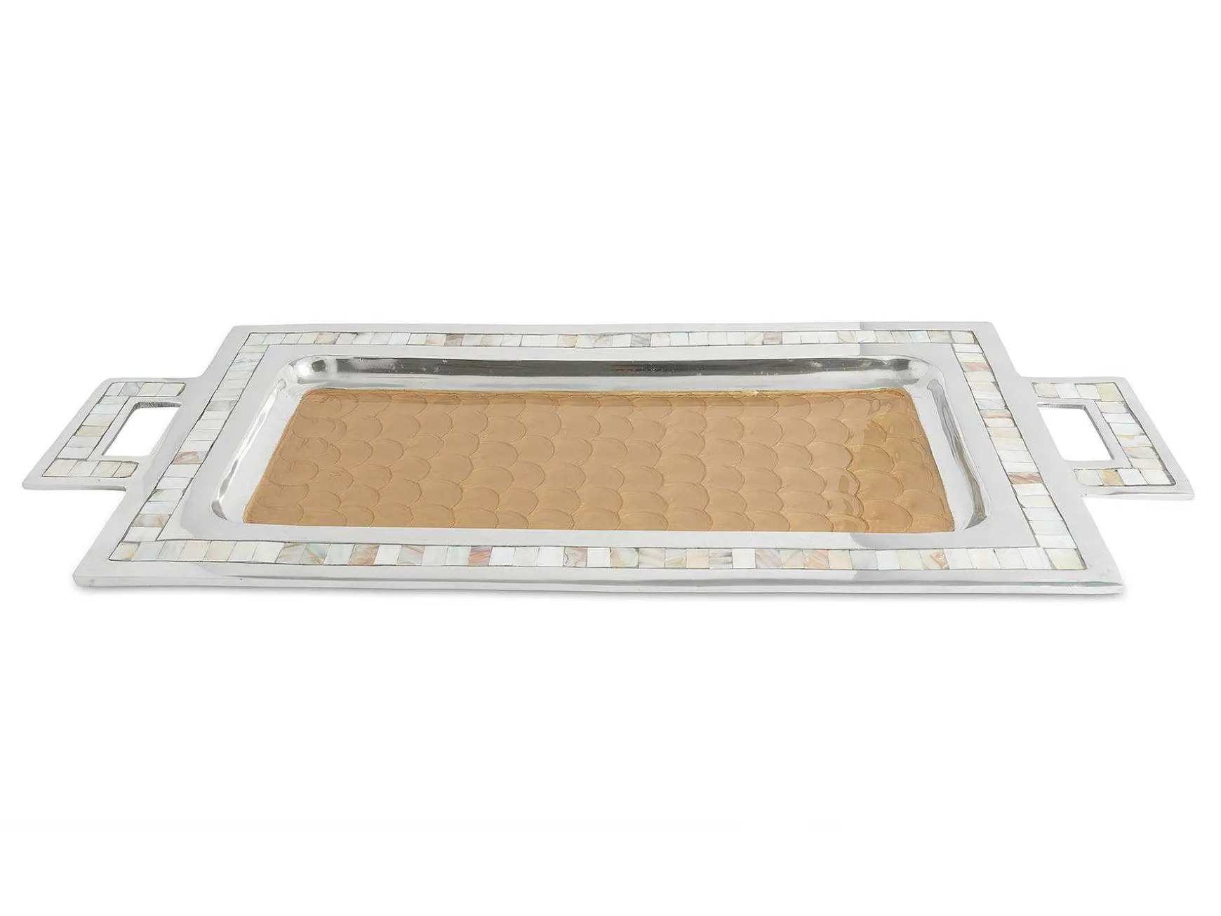 Julia Knight Classic 25" Rectangular Tray W/Handles Toffee Store