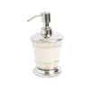 Julia Knight Classic 7" Soap/Lotion Dispenser Snow Cheap