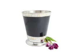 Julia Knight Classic 9.75" Waste Basket Caviar Shop