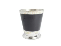 Julia Knight Classic 9.75" Waste Basket Caviar Shop