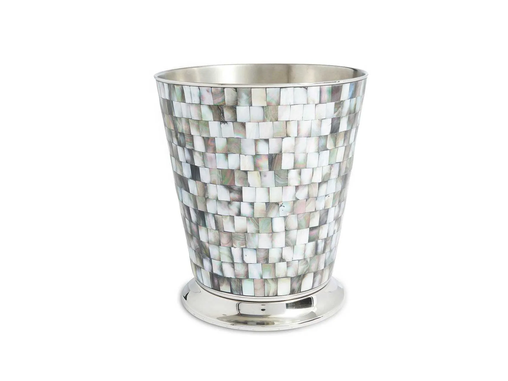 Julia Knight Classic 9.75" Waste Basket Tahitian Pearl Flash Sale