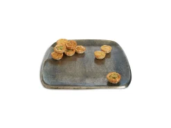 Julia Knight Eclipse 12" Stackable Square Tray Steel Blue Store