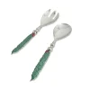 Julia Knight Holly Sprig Salad Serving Set Emerald Discount