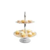 Julia Knight Peony 11.5" Two-Tiered Server Snow Best Sale