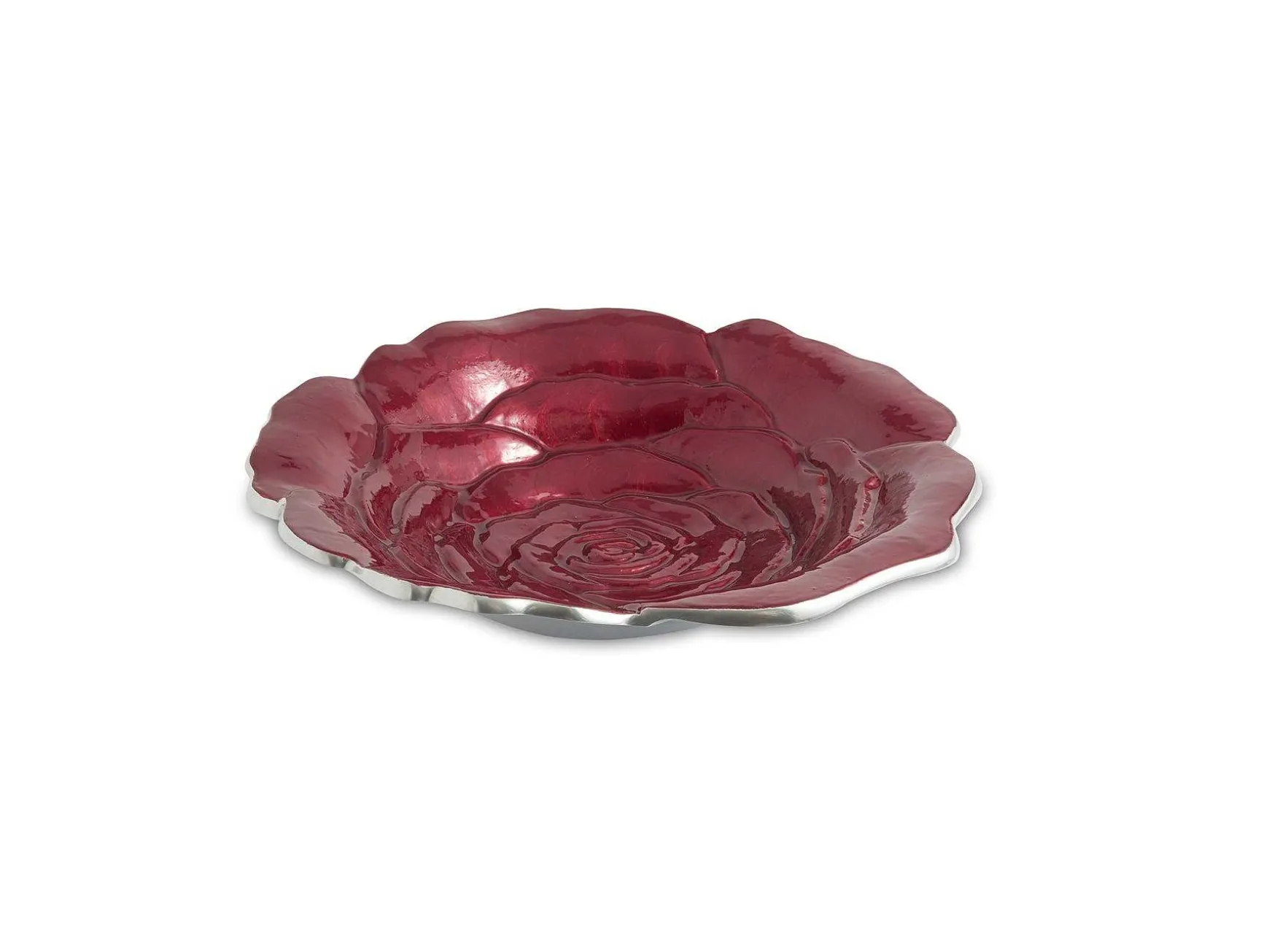 Julia Knight Rose 12" Bowl Pomegranate Flash Sale