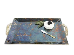 Julia Knight Sierra 20" Rectangular Tray Rainbow Bronze Sale