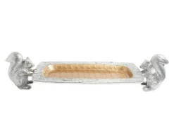 Julia Knight Squirrel 21" Centerpiece Tray Toffee Best Sale