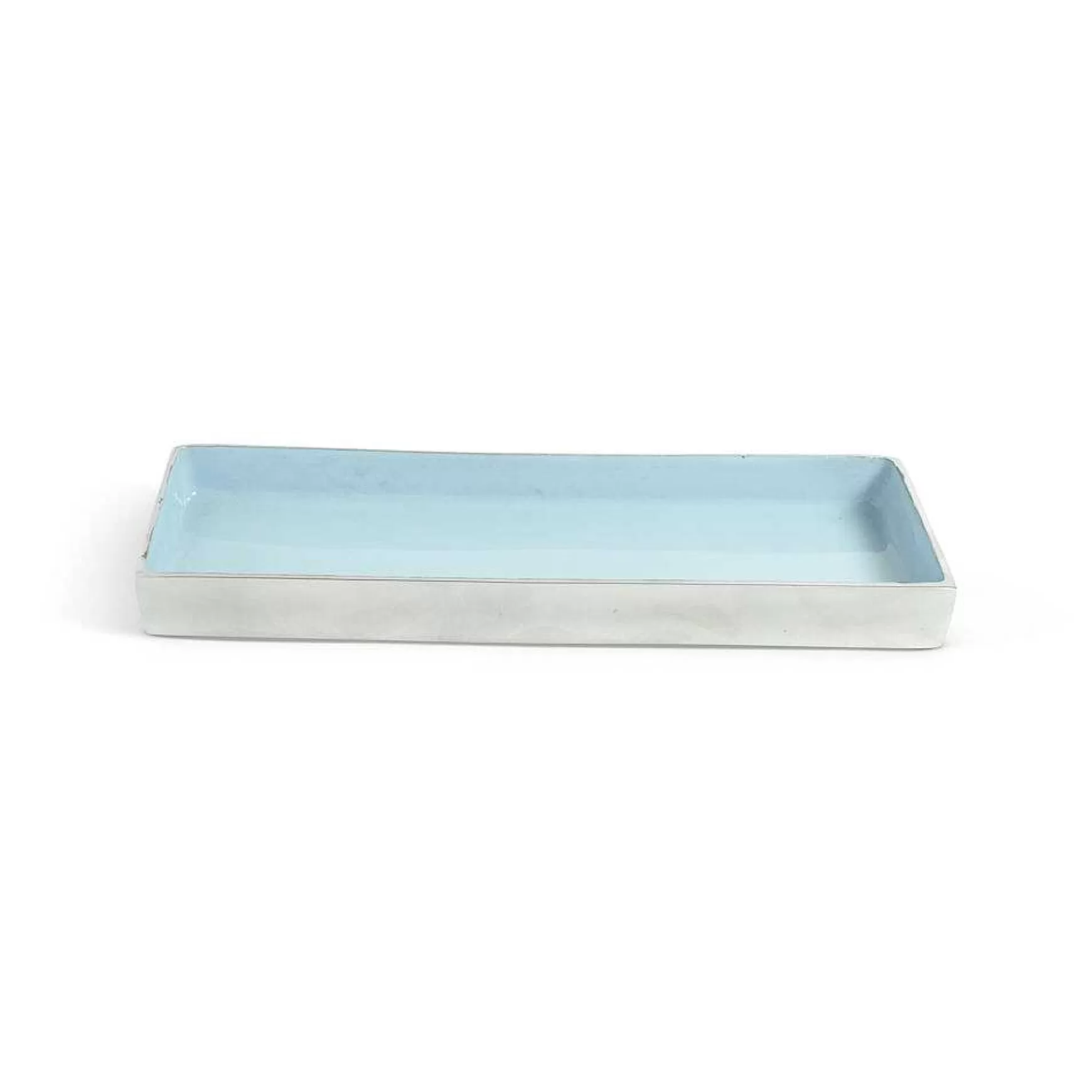 Julia Knight Astra 14" Rectangle Tray Glacial Blue Best Sale