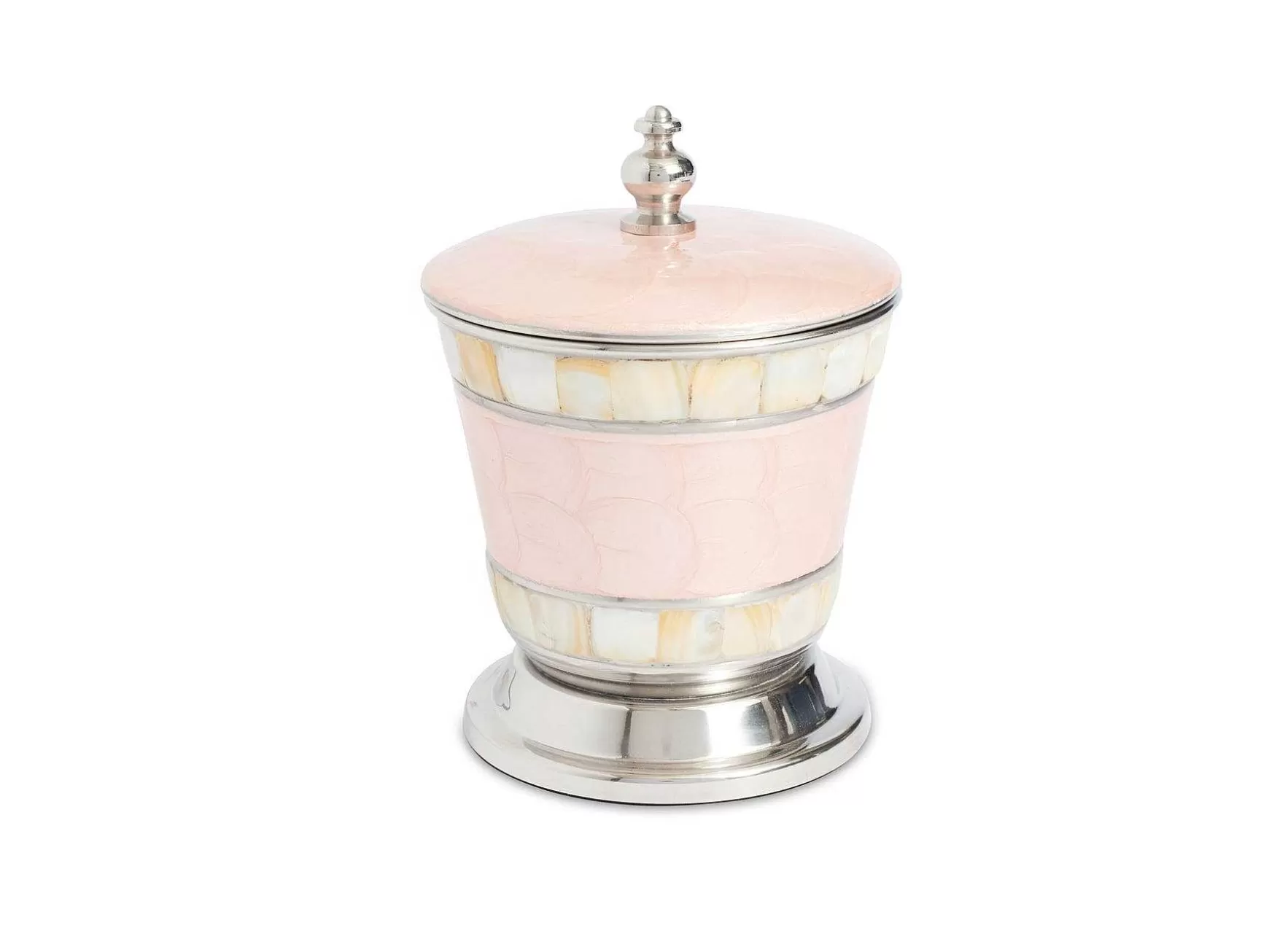 Julia Knight Classic 5.5" Covered Canister Pink Ice Hot