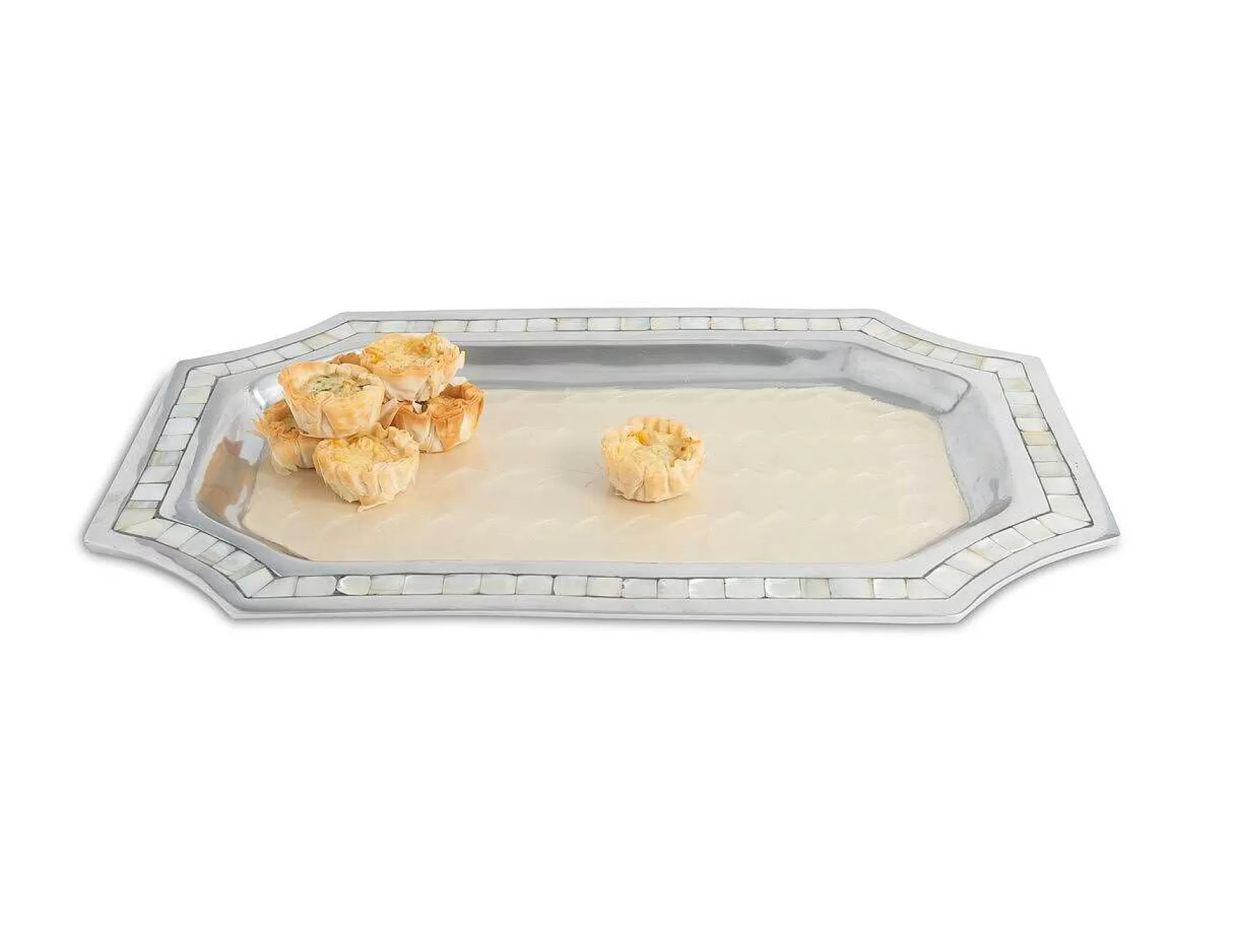 Julia Knight Classic 16" Octagonal Tray Snow Store