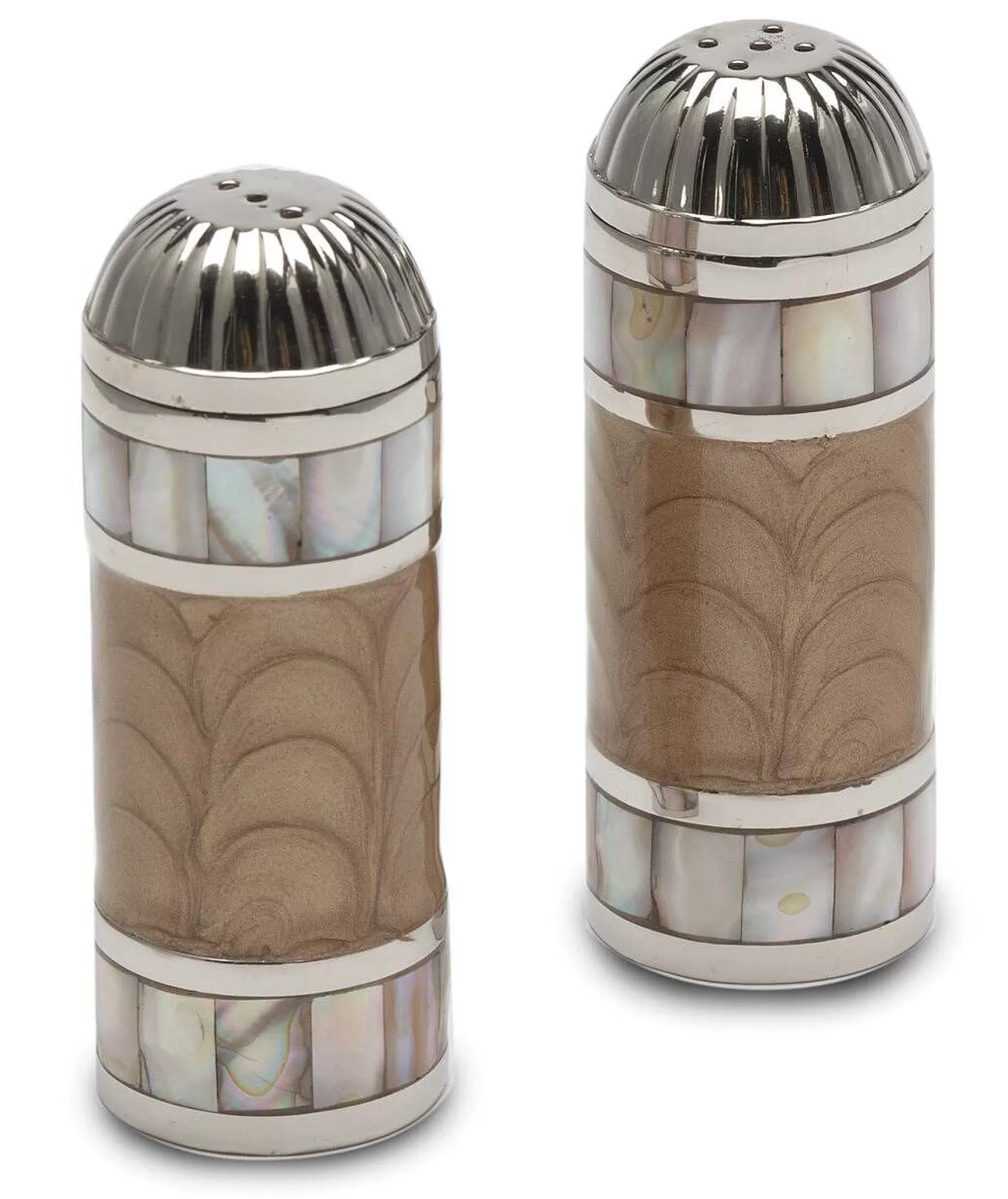 Julia Knight Classic 3.5" Salt & Pepper Set Toffee Flash Sale